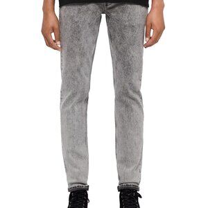 Men's All Saints Light Wash Grey Skinny Jeans